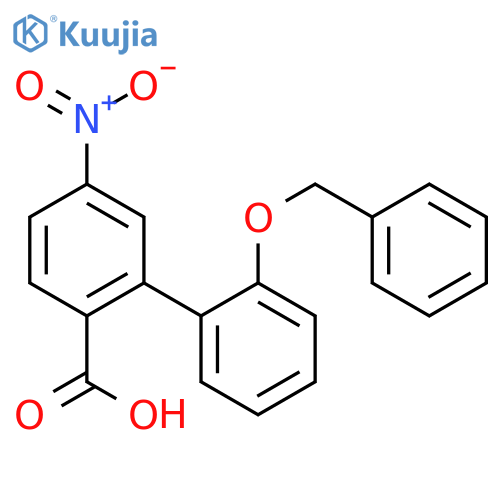 2-(2-Benzyloxyphenyl)-4-nitrobenzoic acid structure