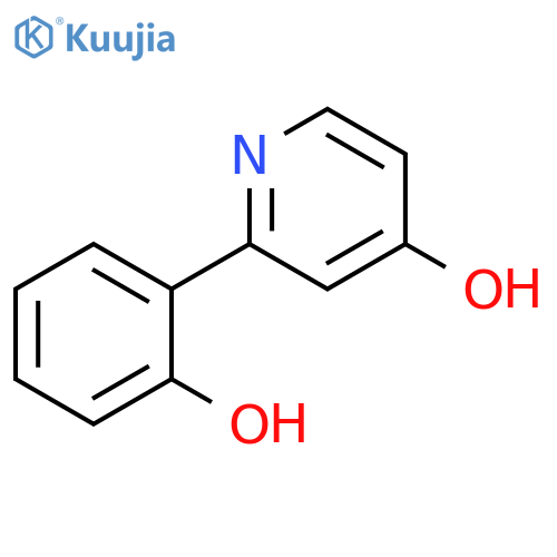 4-Pyridinol, 2-(2-hydroxyphenyl)- structure