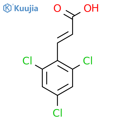2,4,6-Trichlorocinnamic acid structure