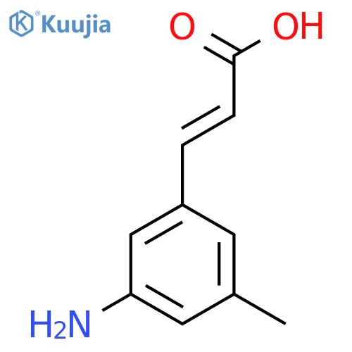 3-Amino-5-methylcinnamic acid structure