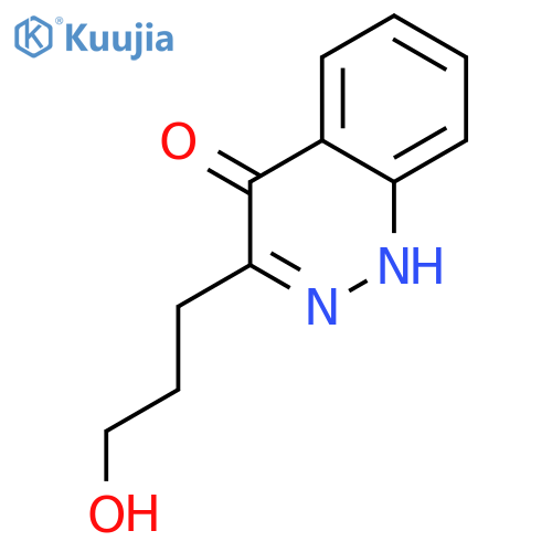 3-(3-hydroxypropyl)-4(1H)-Cinnolinone structure