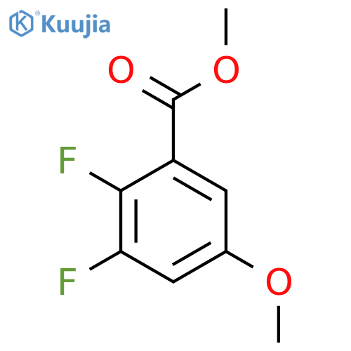 2,3-Difluoro-5-methoxy-benzoic acid methyl ester structure