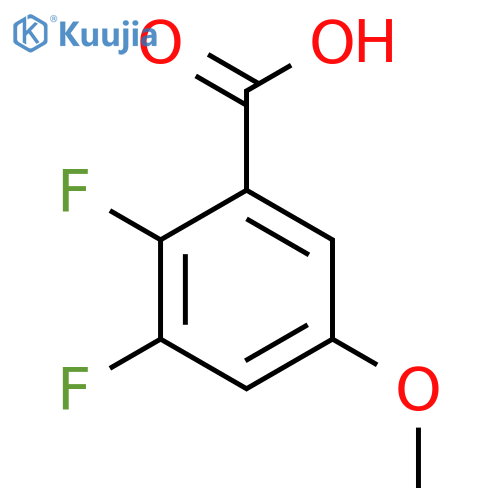 2,3-Difluoro-5-methoxy-benzoic acid structure