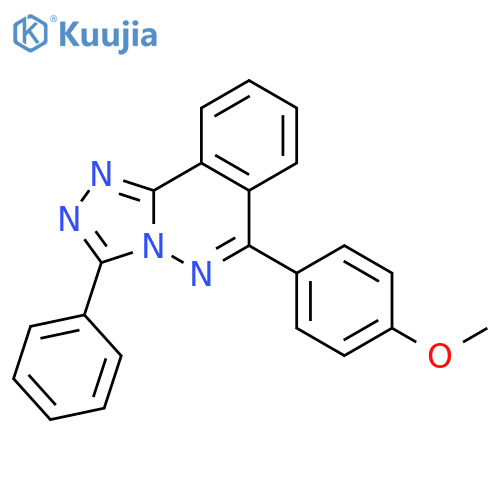1,2,4-Triazolo[3,4-a]phthalazine, 6-(4-methoxyphenyl)-3-phenyl- structure