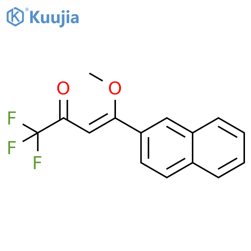 3-Buten-2-one, 1,1,1-trifluoro-4-methoxy-4-(2-naphthalenyl)- structure