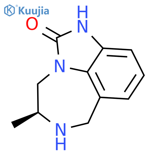 Imidazo[4,5,1-jk][1,4]benzodiazepin-2(1H)-one,4,5,6,7-tetrahydro-5-methyl-, (S)- (9CI) structure