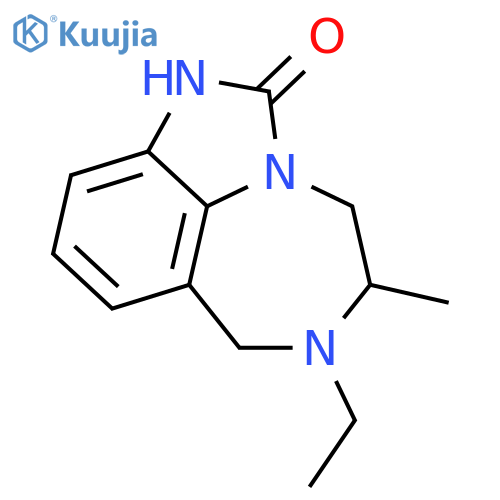 Imidazo[4,5,1-jk][1,4]benzodiazepin-2(1H)-one,6-ethyl-4,5,6,7-tetrahydro-5-methyl- structure