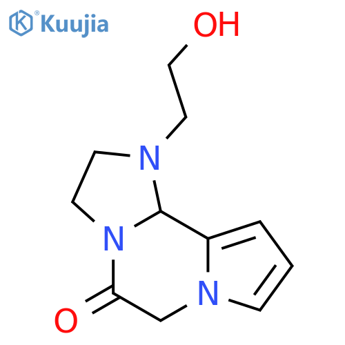 1,2,3,10b-tetrahydro-1-(2-hydroxyethyl)-Imidazo[1,2-a]pyrrolo[2,1-c]pyrazin-5(6H)-one structure