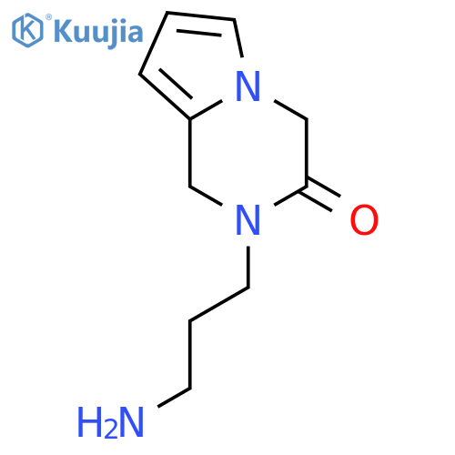 2-(3-aminopropyl)-1,2-dihydro-Pyrrolo[1,2-a]pyrazin-3(4H)-one structure