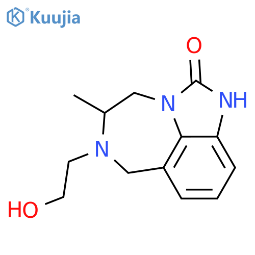 6-(2-hydroxyethyl)-5-methyl-4,5,6,7-tetrahydroimidazo[4,5,1-jk][1,4]benzodiazepin-2(1H)-one structure