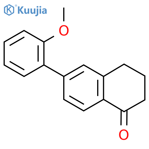 6-(2-Methoxyphenyl)-3,4-dihydro-2H-naphthalen-1-one structure