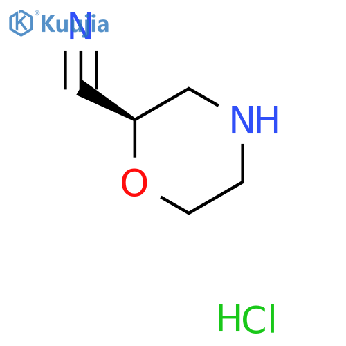 (R)-Morpholine-2-carbonitrile hydrochloride structure