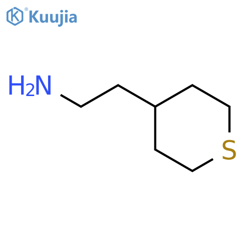 2-(thian-4-yl)ethan-1-amine structure