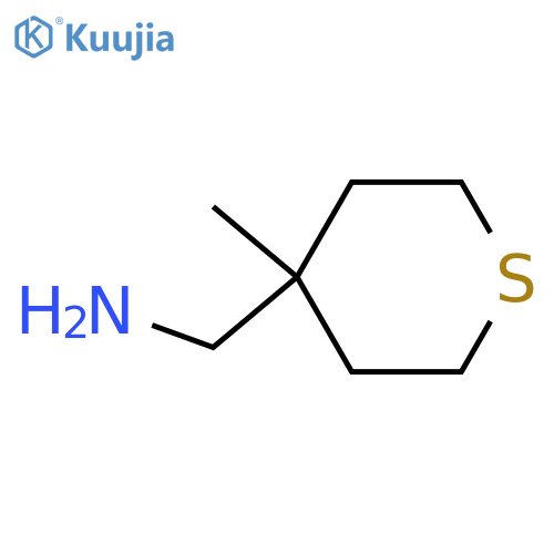 (4-methyltetrahydrothiopyran-4-yl)methanamine structure
