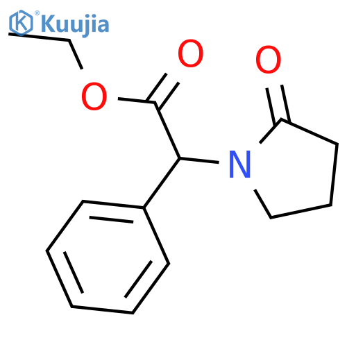 (2-Oxo-pyrrolidin-1-yl)-phenyl-acetic acidethyl ester structure