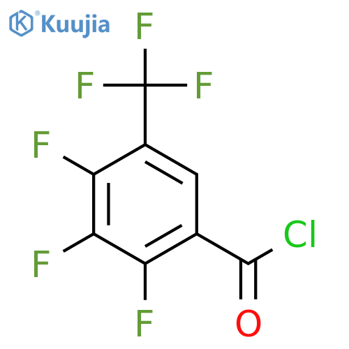 2,3,4-Trifluoro-5-(trifluoromethyl)benzoyl chloride structure
