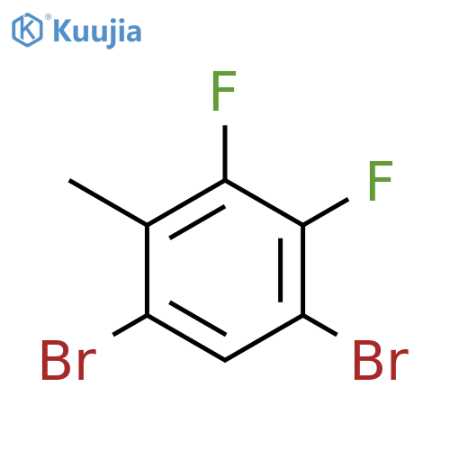 4,6-Dibromo-2,3-difluorotoluene structure
