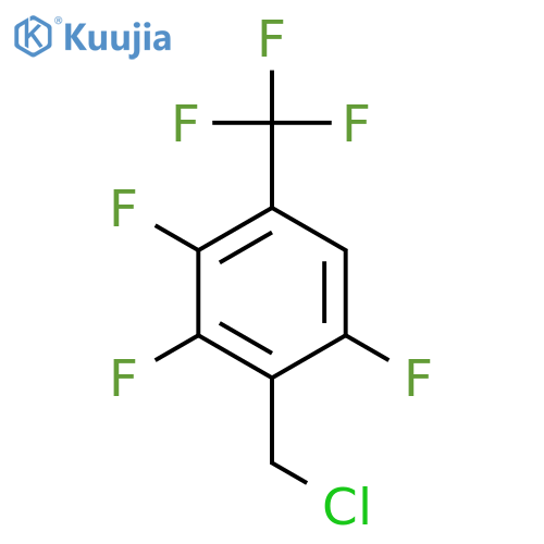 2,3,6-Trifluoro-4-(trifluoromethyl)benzyl chloride structure