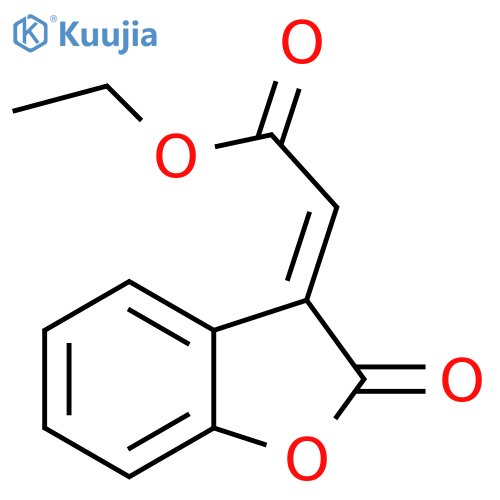 Ethyl (E)-2-(2-oxobenzofuran-3(2H)-ylidene)acetate structure