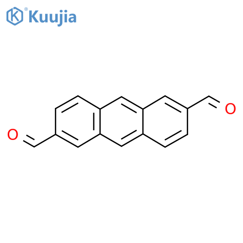 Anthracene-2,6-dicarbaldehyde structure