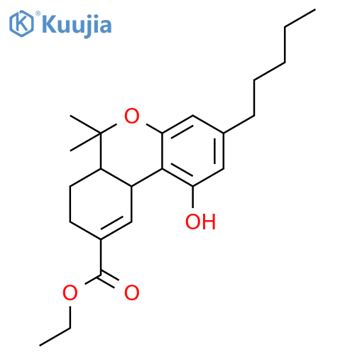 (-)-11-Nor-Δ9-Tetrahydro Cannabinol-9-carboxylic Acid structure