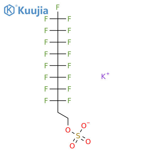 Mono2-(perfluorooctyl)ethyl Sulfate Potassium Salt structure