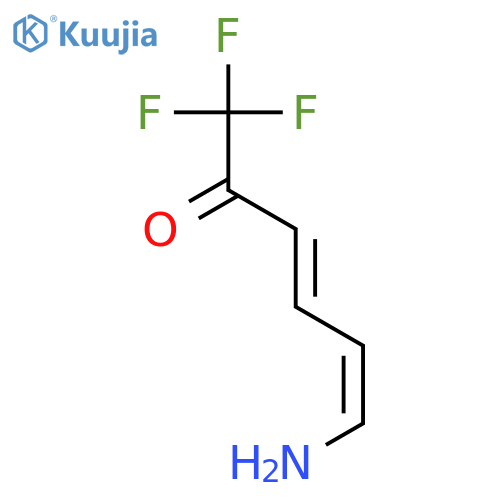 3,5-Hexadien-2-one, 6-amino-1,1,1-trifluoro- structure