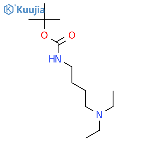 tert-Butyl (4-(diethylamino)butyl)carbamate structure