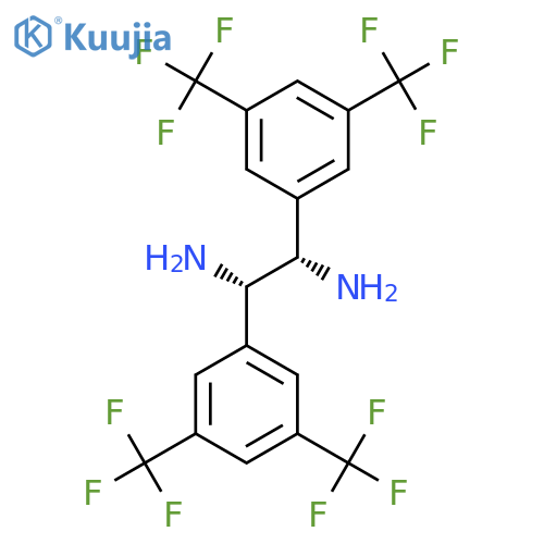 (1S,2S)-1,2-Bis[3,5-bis(trifluoromethyl)phenyl]-1,2-ethanediamine structure