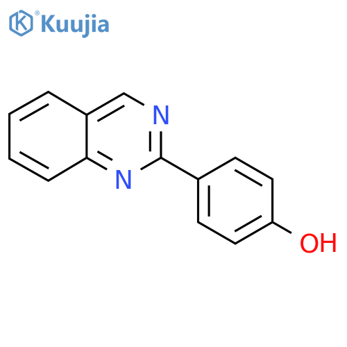 4-(quinazolin-2-yl)phenol structure