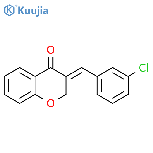 3-(E)-(3-Chlorophenyl)methylidene-2,3-dihydro-4H-chromen-4-one structure