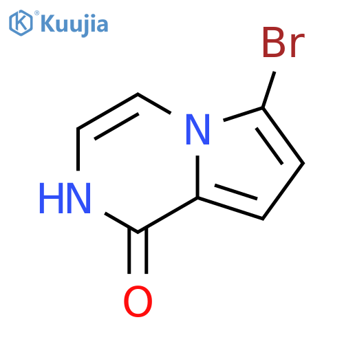6-Bromopyrrolo[1,2-a]pyrazin-1(2H)-one structure