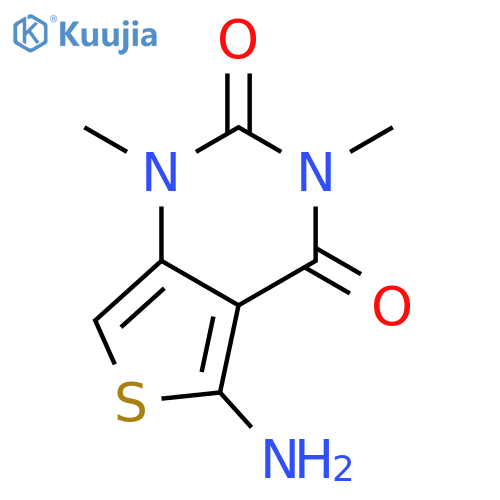 Thieno[3,4-d]pyrimidine-2,4(1H,3H)-dione, 5-amino-1,3-dimethyl- structure