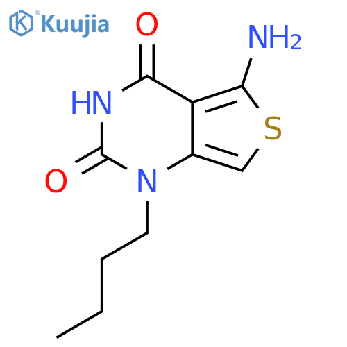 Thieno[3,4-d]pyrimidine-2,4(1H,3H)-dione, 5-amino-1-butyl- structure