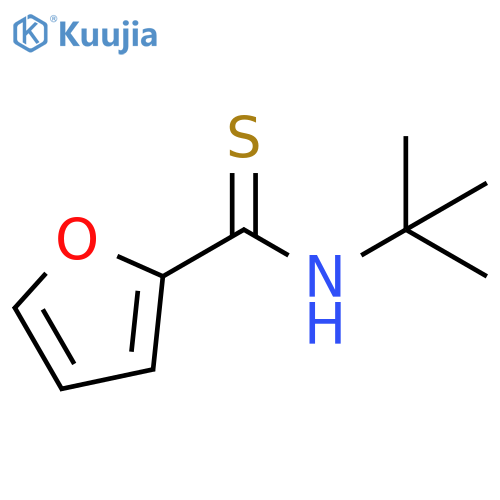 2-Furancarbothioamide, N-(1,1-dimethylethyl)- structure