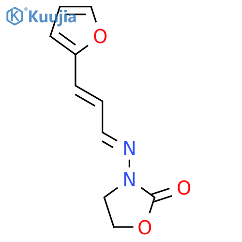 3-(3-Furyl-2-propenylideneamino)-2-oxazolidone structure