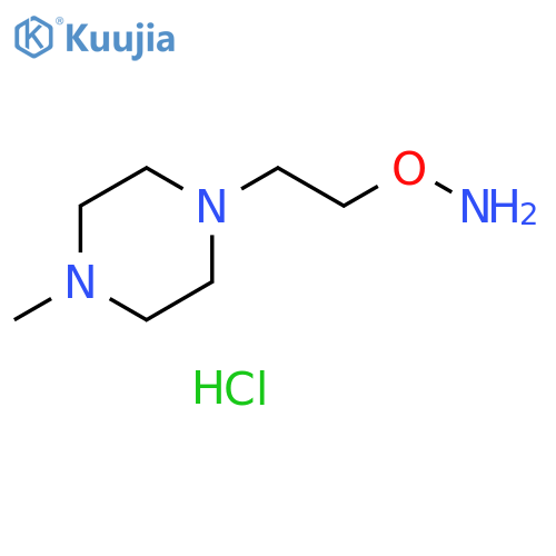 O-(2-(4-methylpiperazin-1-yl)ethyl)hydroxylamine hydrochloride structure