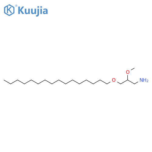 1-Propanamine, 3-(hexadecyloxy)-2-methoxy- structure