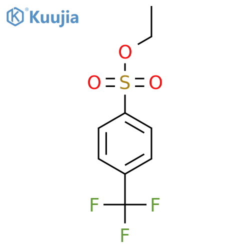 Ethyl 4-(trifluoromethyl)benzenesulfonate structure