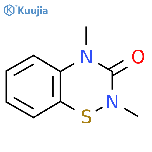 2,4-Dimethyl-2H-benzo[e][1,2,4]thiadiazin-3(4H)-one structure