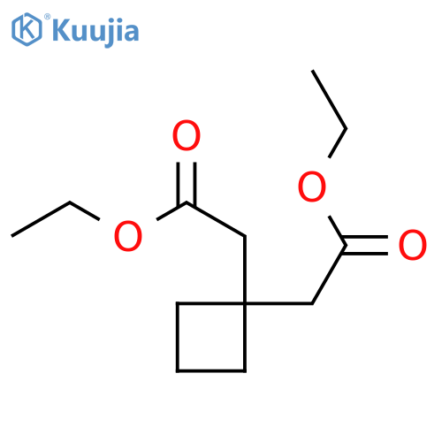 ethyl 2-[3-(2-ethoxy-2-oxo-ethyl)oxetan-3-yl]acetate structure