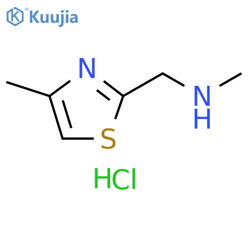 N-methyl-1-(4-methyl-1,3-thiazol-2-yl)methanamine dihydrochloride structure