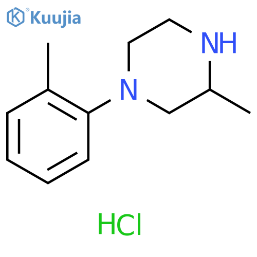 3-methyl-1-(2-methylphenyl)piperazine hydrochloride structure