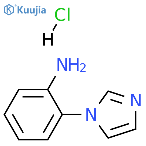 2-(1H-Imidazol-1-yl)phenylamine Hydrochloride structure