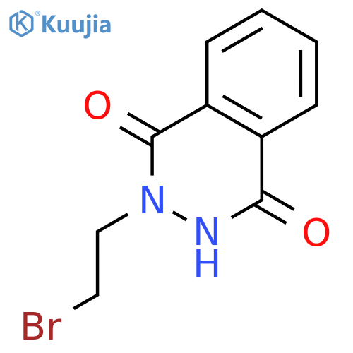 1,4-Phthalazinedione, 2-(2-bromoethyl)-2,3-dihydro- structure