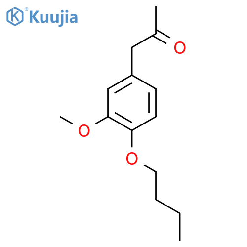 1-(4-Butoxy-3-methoxyphenyl)propan-2-one structure