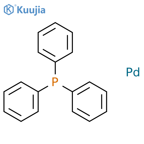 Palladium, (triphenylphosphine)- structure
