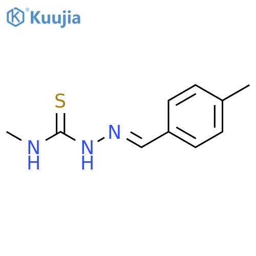(2E)-N-Methyl-2-(4-methylphenyl)methylenehydrazinecarbothioamide structure