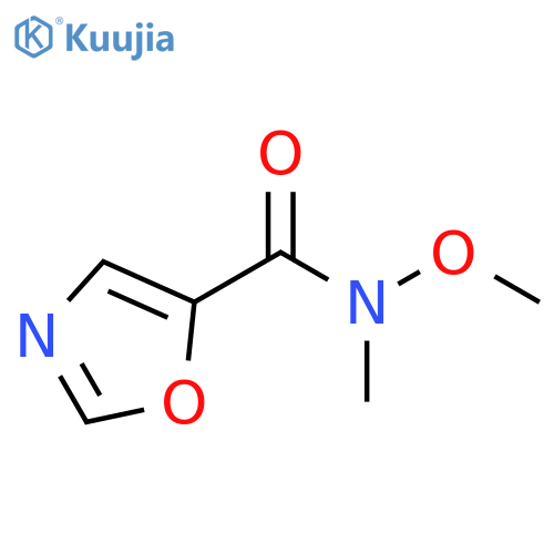 5-Oxazolecarboxamide, N-methoxy-N-methyl- structure