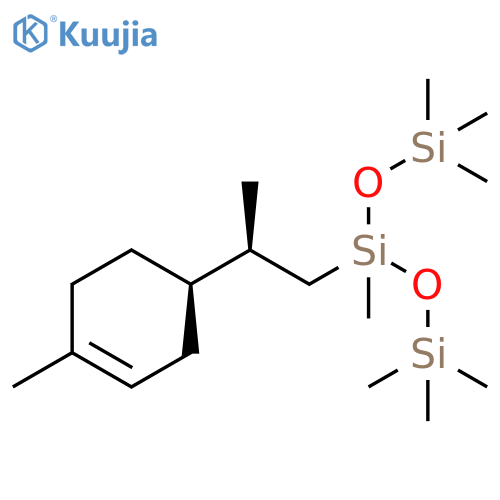 4-R-8-HYDRO-9-[BIS(TRIMETHYLSILOXY)METHYLSILYL]LIMONENE structure